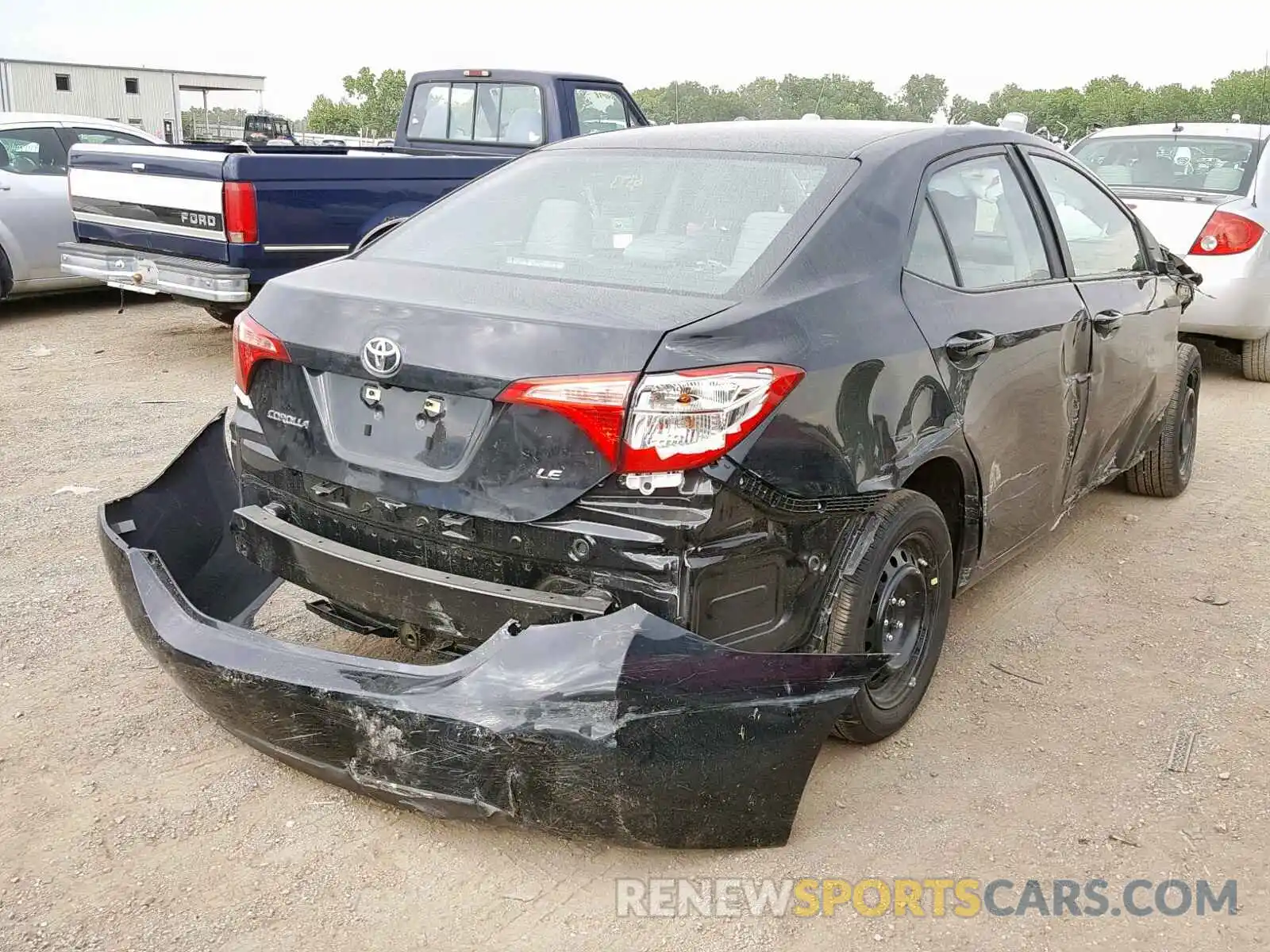 4 Photograph of a damaged car 5YFBURHE9KP910448 TOYOTA COROLLA 2019