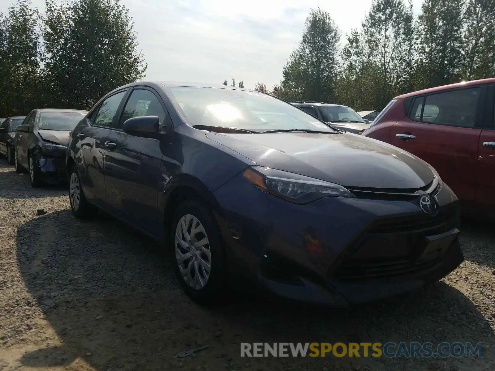 1 Photograph of a damaged car 5YFBURHE9KP910580 TOYOTA COROLLA 2019