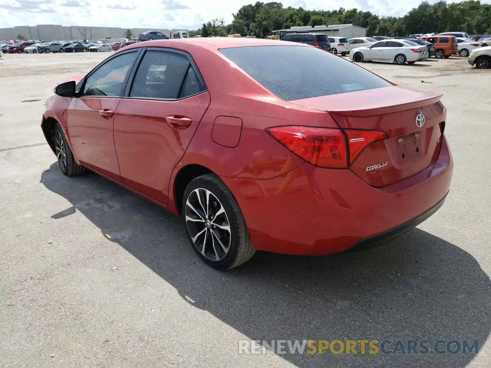 3 Photograph of a damaged car 5YFBURHE9KP910689 TOYOTA COROLLA 2019