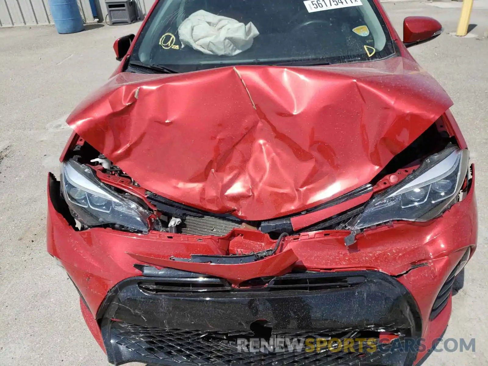 7 Photograph of a damaged car 5YFBURHE9KP910689 TOYOTA COROLLA 2019