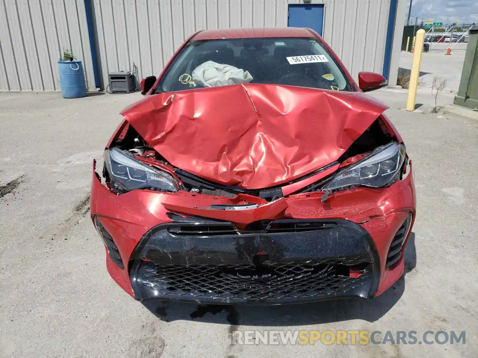 9 Photograph of a damaged car 5YFBURHE9KP910689 TOYOTA COROLLA 2019