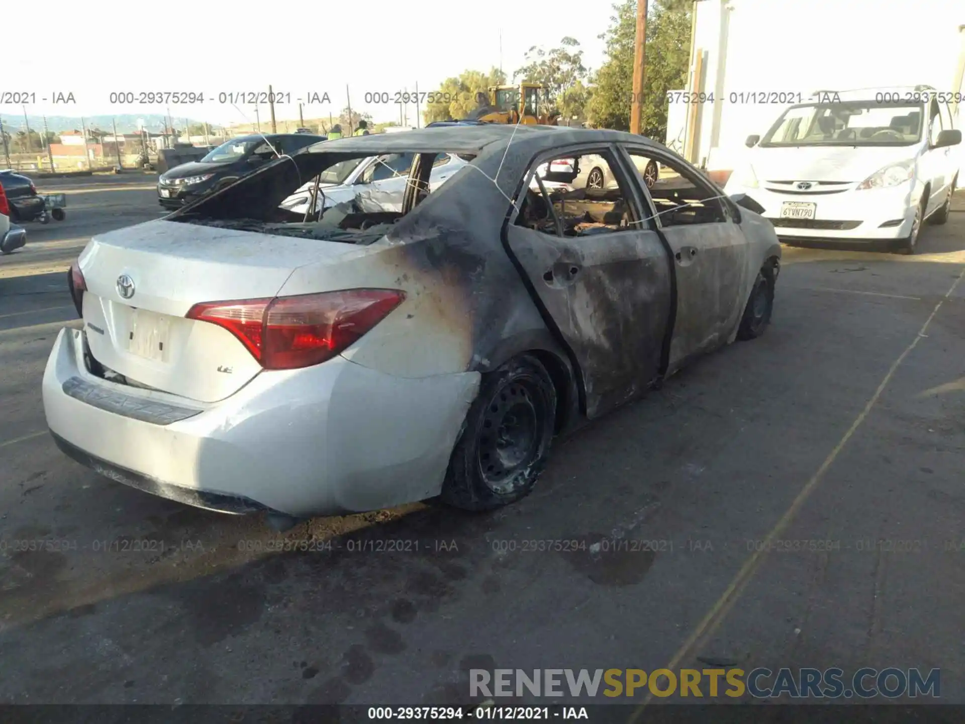 4 Photograph of a damaged car 5YFBURHE9KP910904 TOYOTA COROLLA 2019