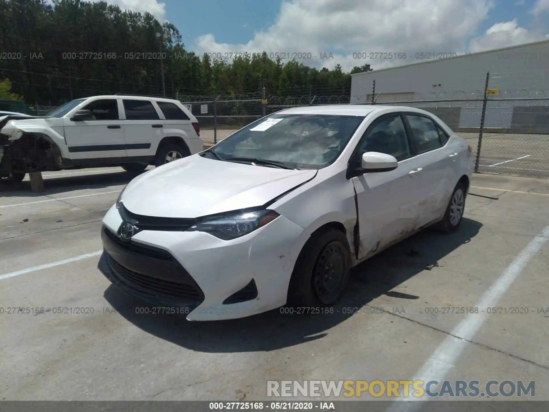 2 Photograph of a damaged car 5YFBURHE9KP910918 TOYOTA COROLLA 2019