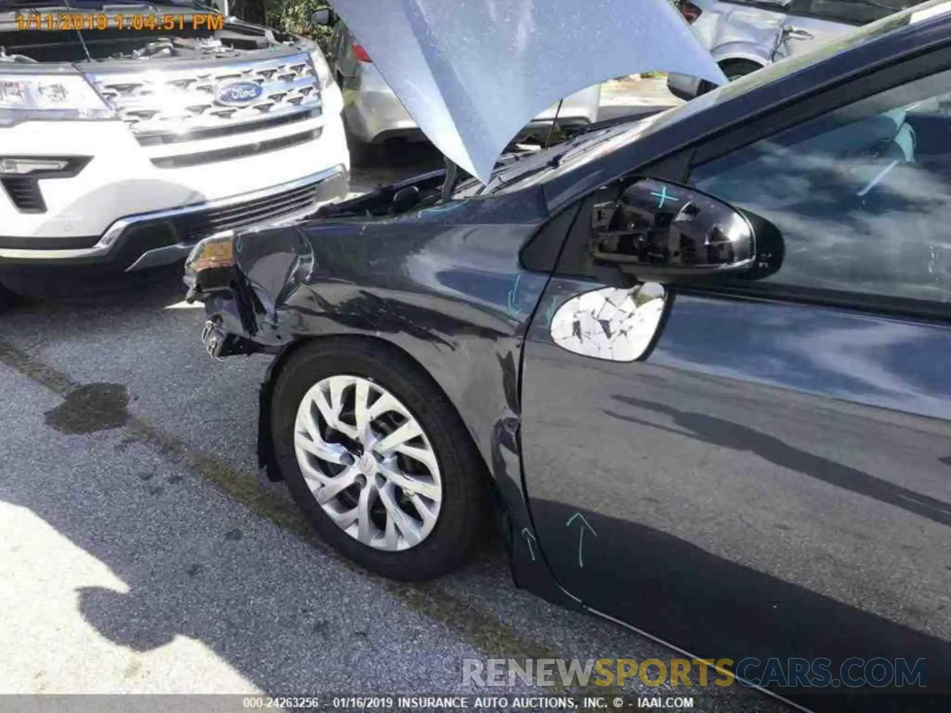 16 Photograph of a damaged car 5YFBURHE9KP911096 TOYOTA COROLLA 2019