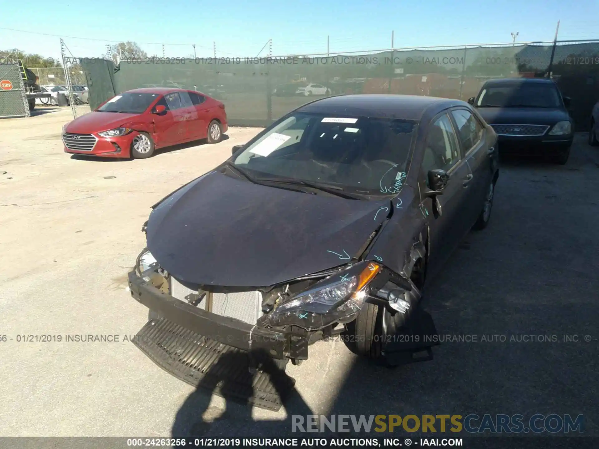 6 Photograph of a damaged car 5YFBURHE9KP911096 TOYOTA COROLLA 2019