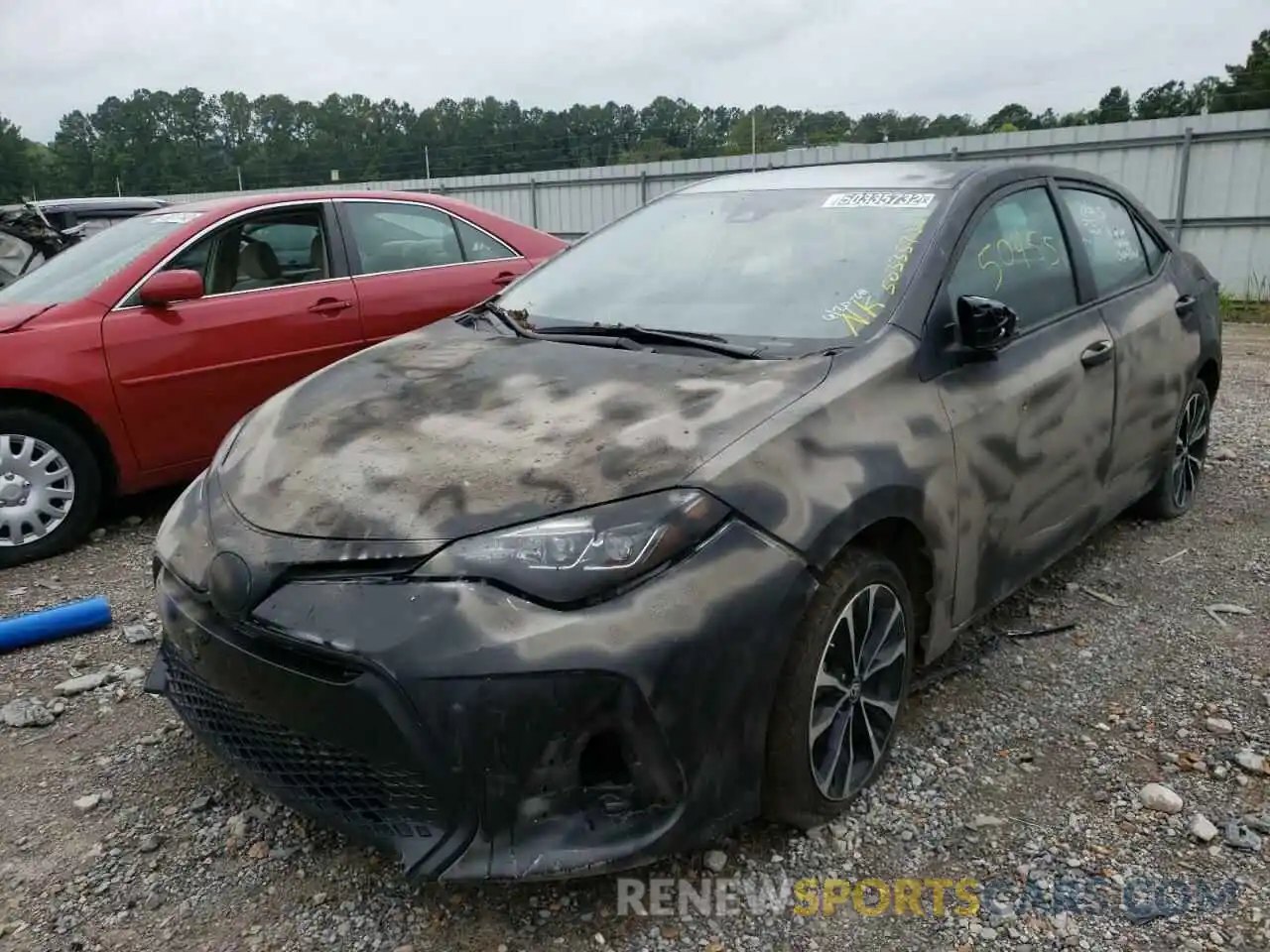 2 Photograph of a damaged car 5YFBURHE9KP912197 TOYOTA COROLLA 2019