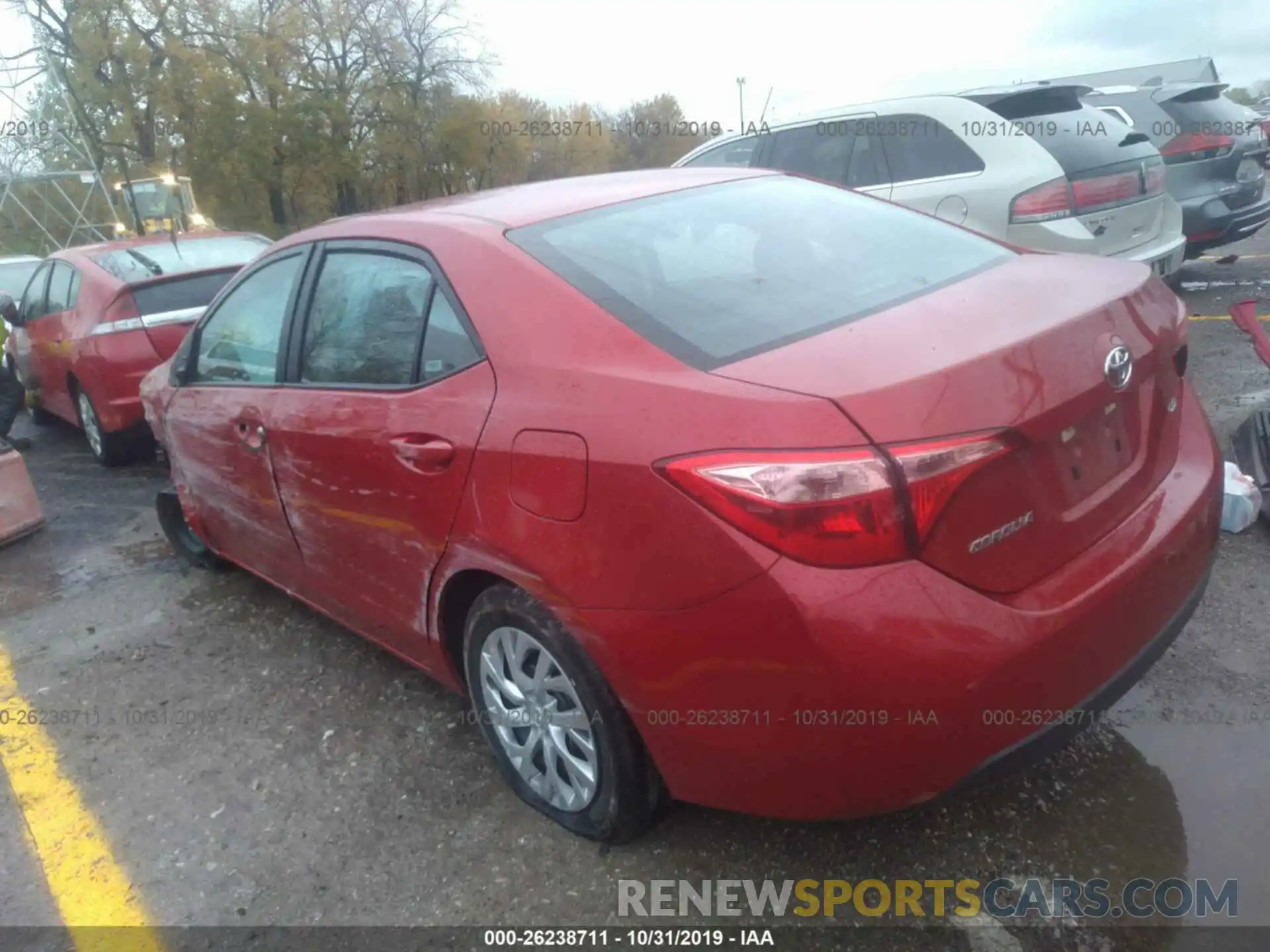 3 Photograph of a damaged car 5YFBURHE9KP912314 TOYOTA COROLLA 2019