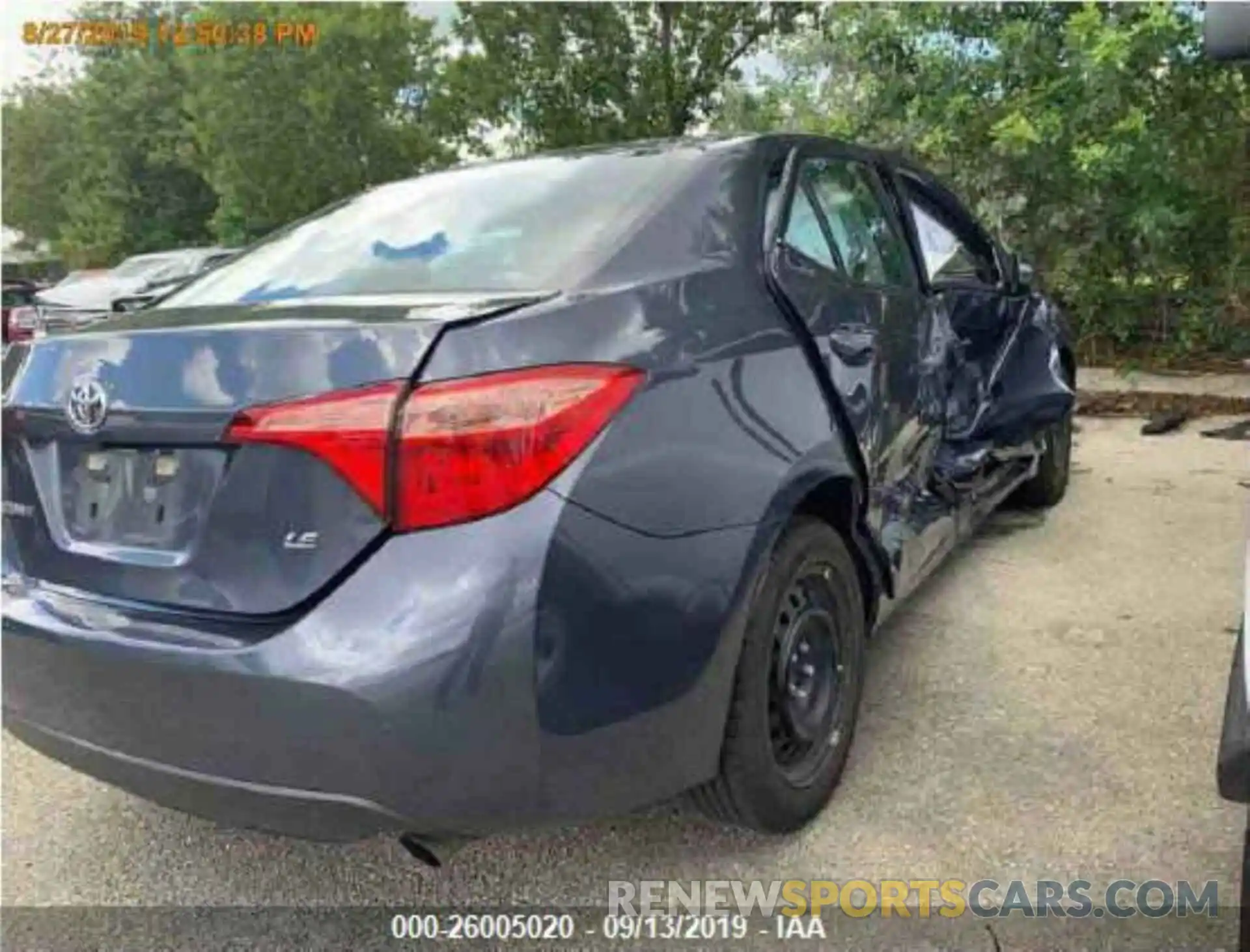 4 Photograph of a damaged car 5YFBURHE9KP913401 TOYOTA COROLLA 2019