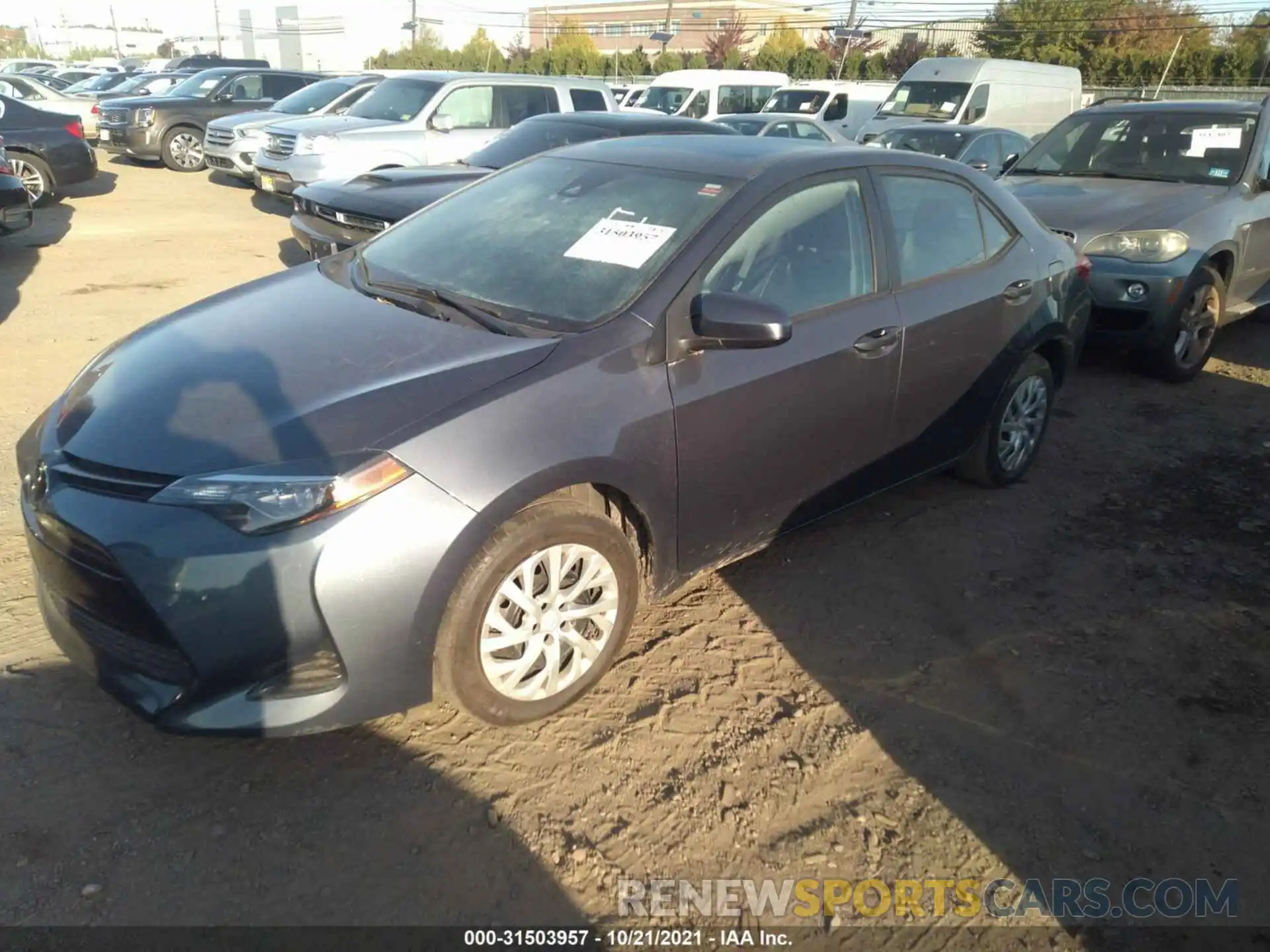 2 Photograph of a damaged car 5YFBURHE9KP913530 TOYOTA COROLLA 2019