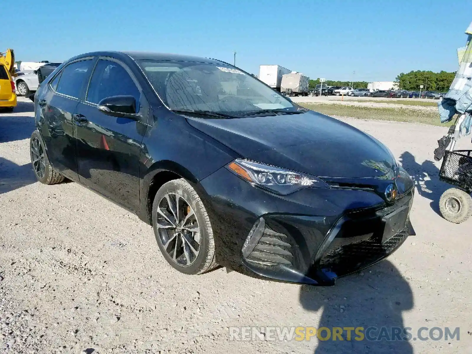 1 Photograph of a damaged car 5YFBURHE9KP913740 TOYOTA COROLLA 2019