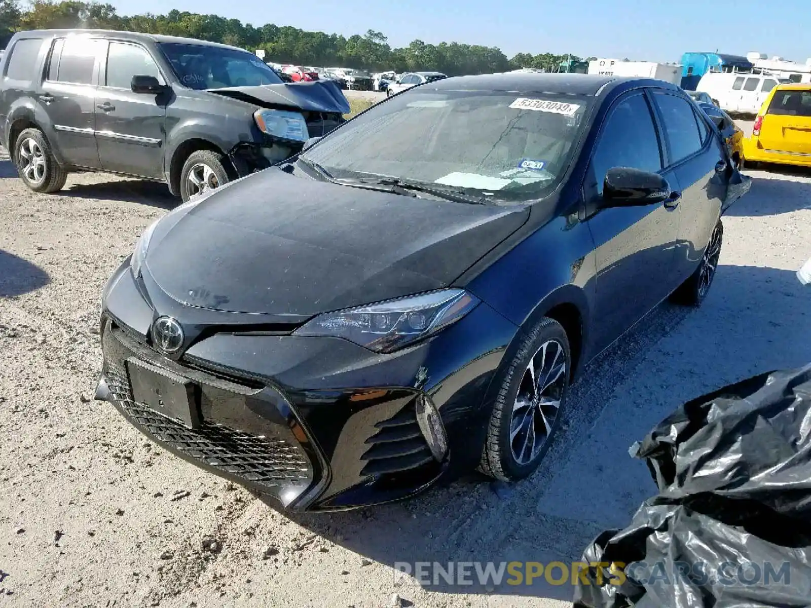 2 Photograph of a damaged car 5YFBURHE9KP913740 TOYOTA COROLLA 2019