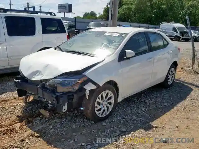 2 Photograph of a damaged car 5YFBURHE9KP913883 TOYOTA COROLLA 2019