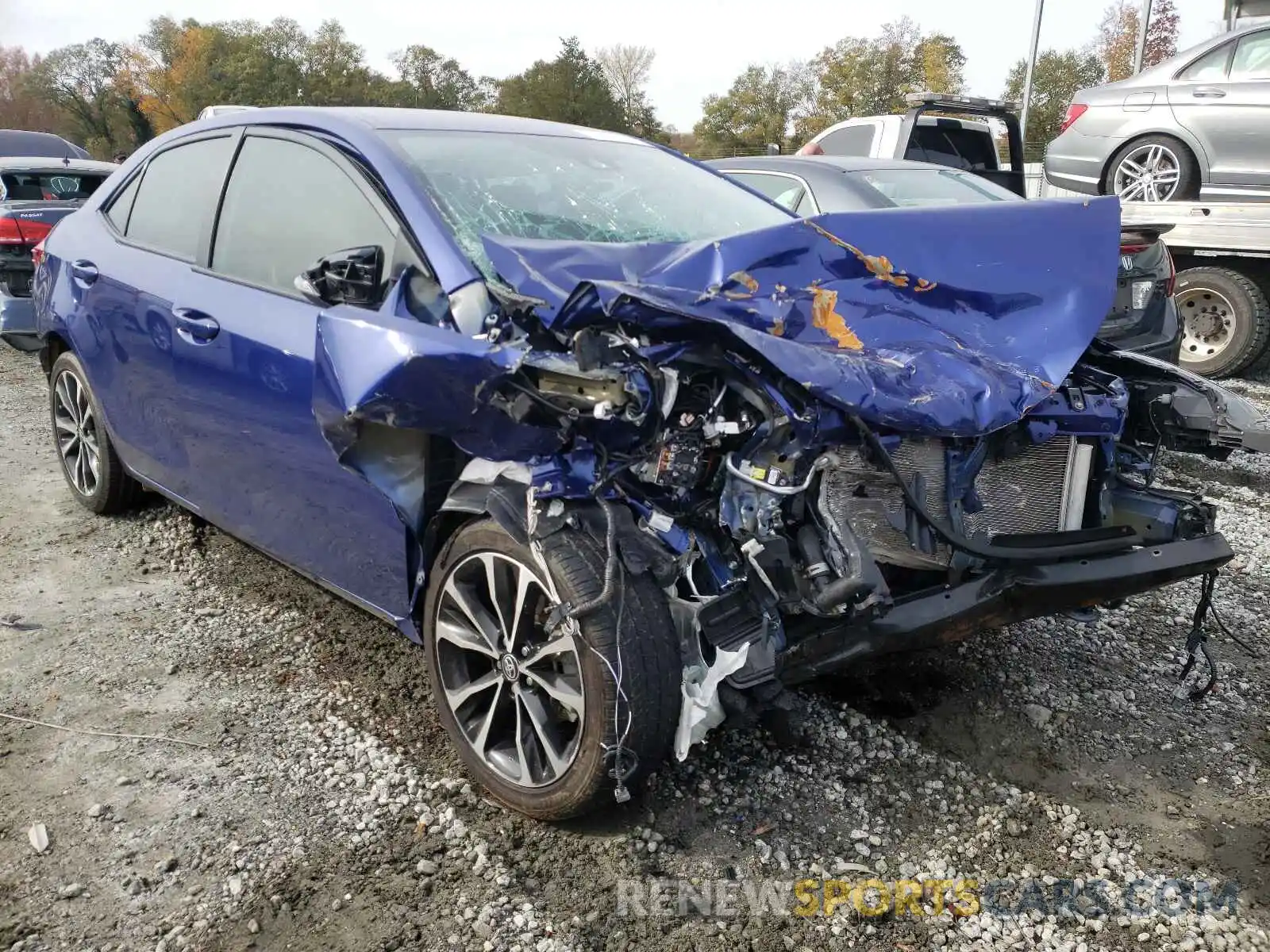 1 Photograph of a damaged car 5YFBURHE9KP914063 TOYOTA COROLLA 2019