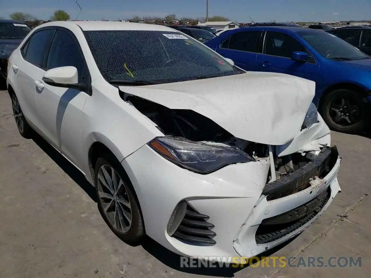 1 Photograph of a damaged car 5YFBURHE9KP914340 TOYOTA COROLLA 2019