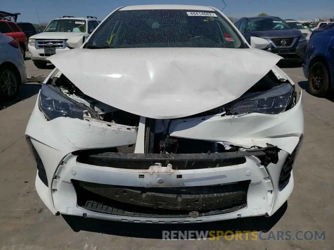 9 Photograph of a damaged car 5YFBURHE9KP914340 TOYOTA COROLLA 2019