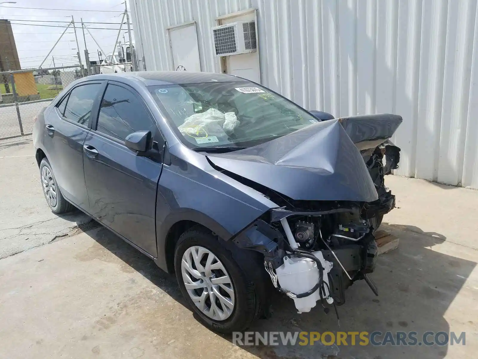 1 Photograph of a damaged car 5YFBURHE9KP914368 TOYOTA COROLLA 2019