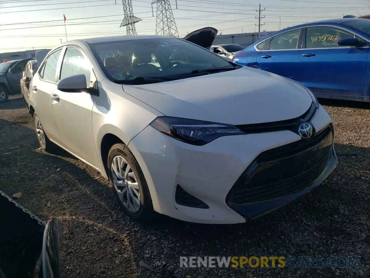 1 Photograph of a damaged car 5YFBURHE9KP914497 TOYOTA COROLLA 2019