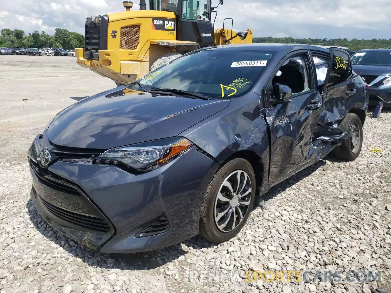 2 Photograph of a damaged car 5YFBURHE9KP915066 TOYOTA COROLLA 2019