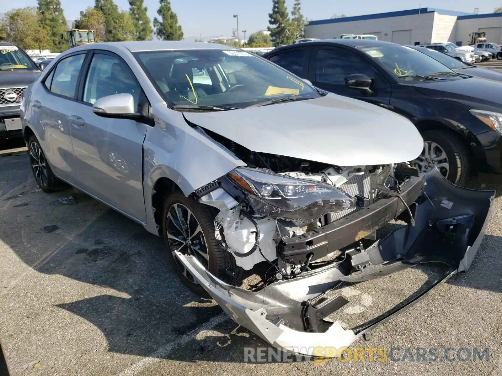 1 Photograph of a damaged car 5YFBURHE9KP915312 TOYOTA COROLLA 2019