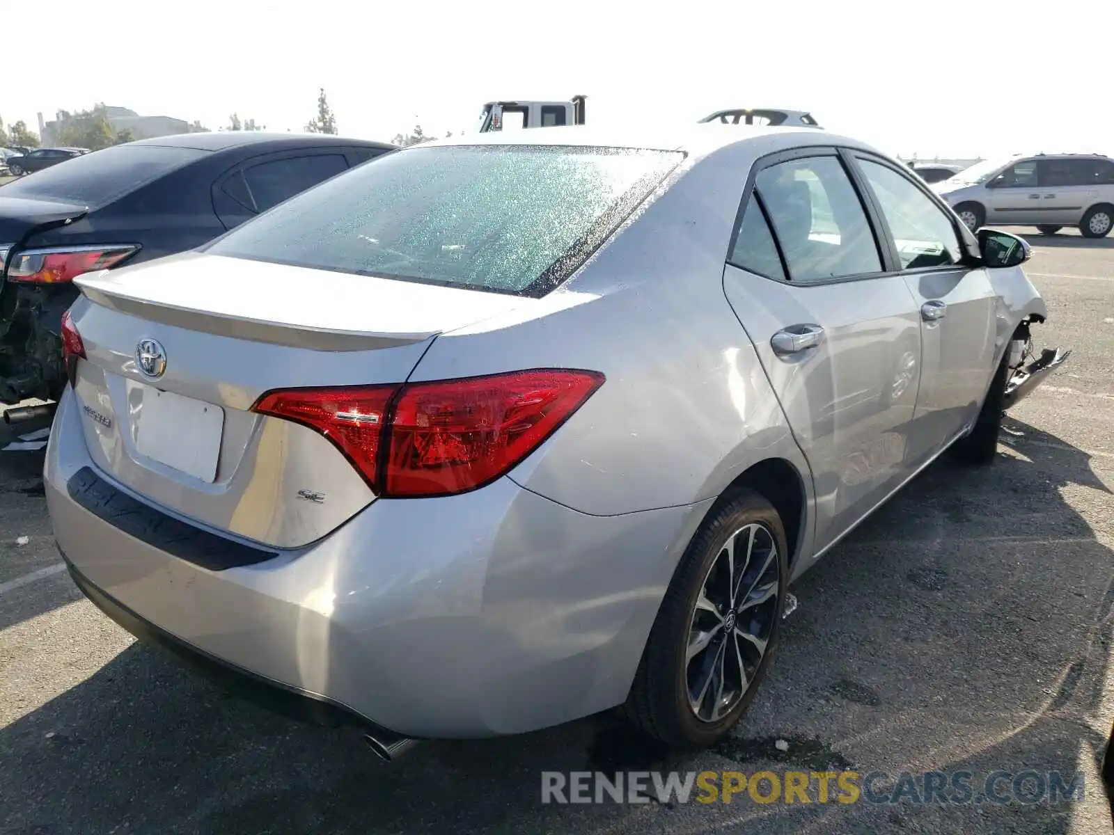 4 Photograph of a damaged car 5YFBURHE9KP915312 TOYOTA COROLLA 2019