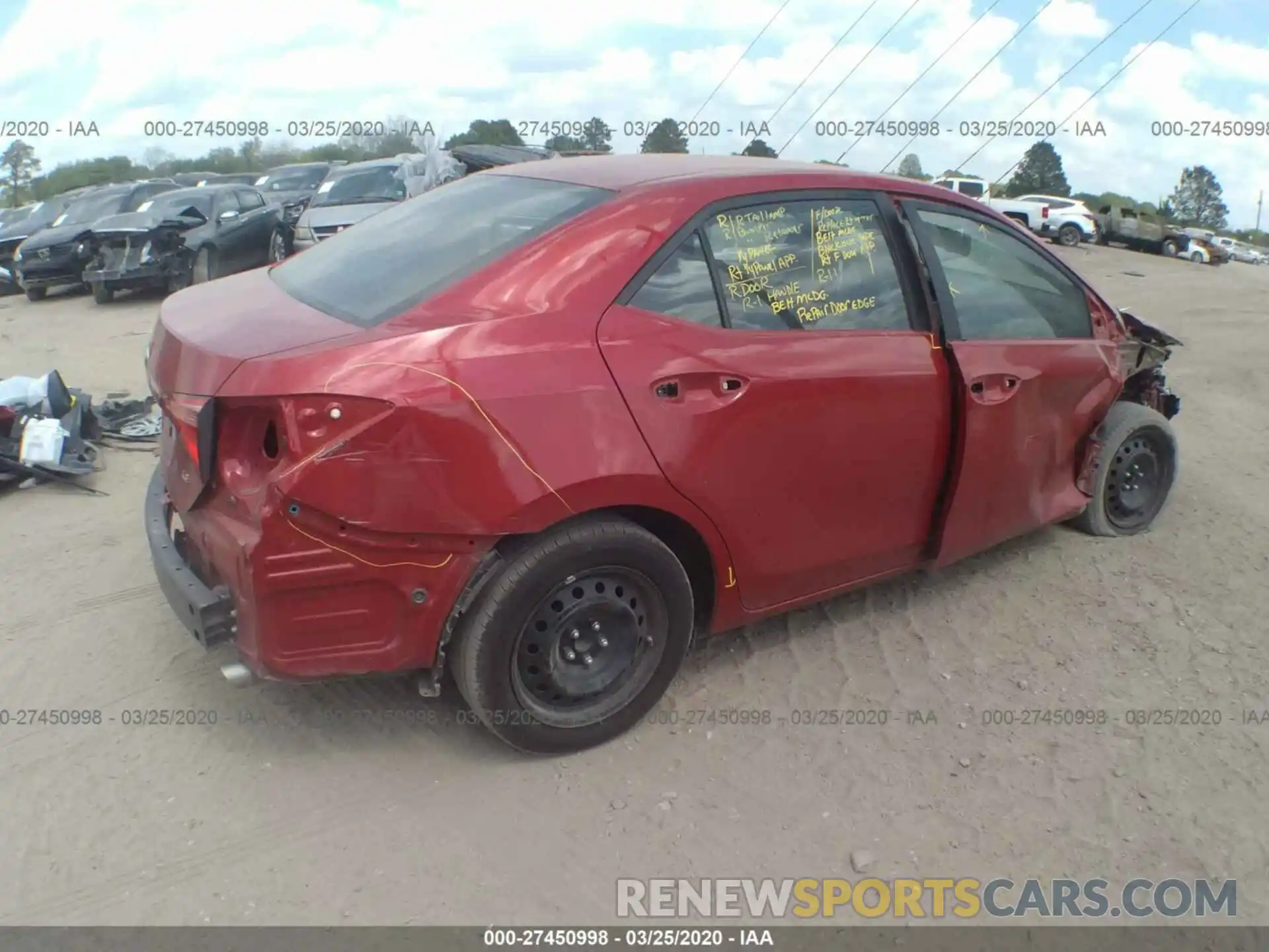 4 Photograph of a damaged car 5YFBURHE9KP915424 TOYOTA COROLLA 2019