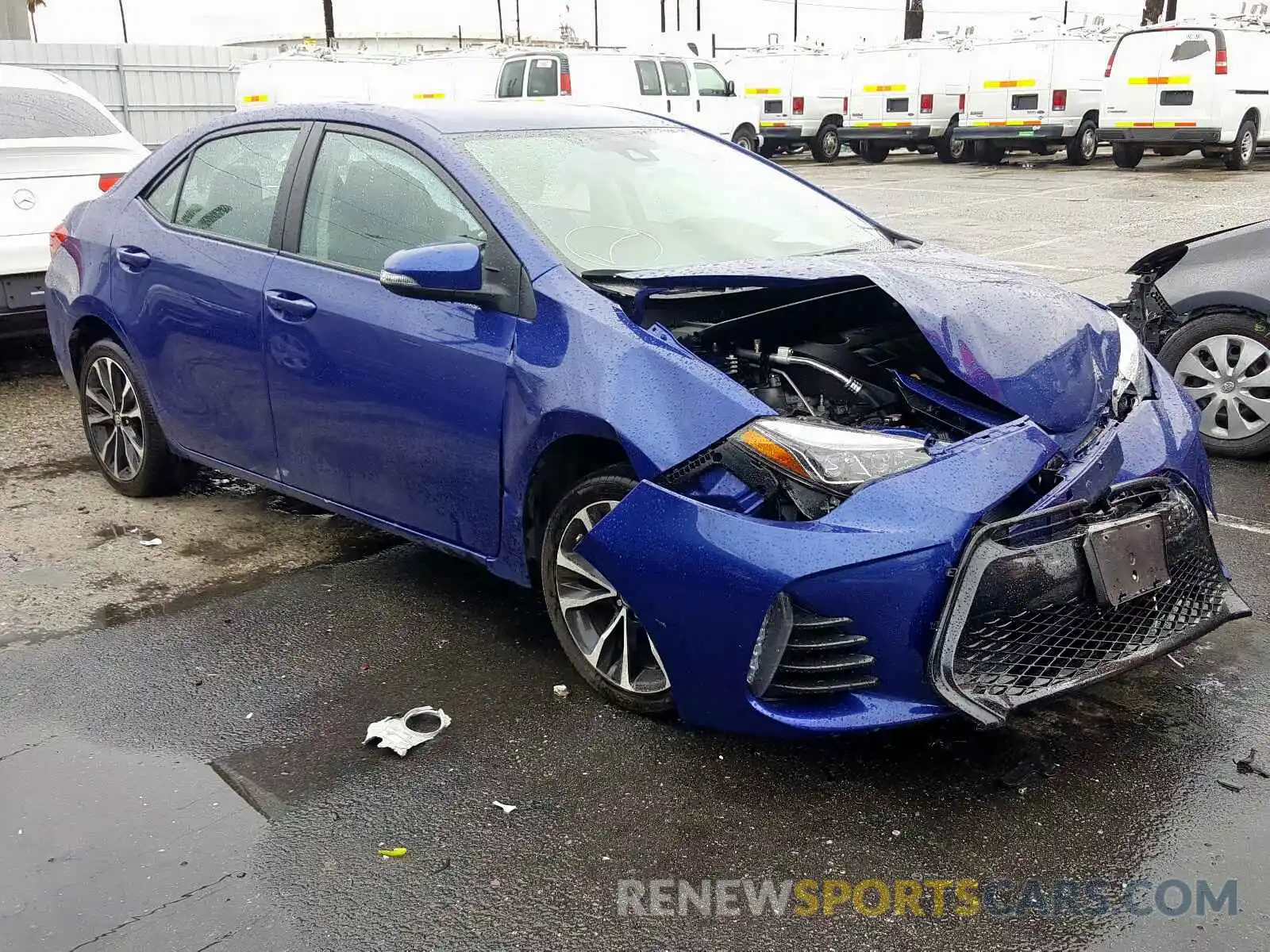 1 Photograph of a damaged car 5YFBURHE9KP915486 TOYOTA COROLLA 2019