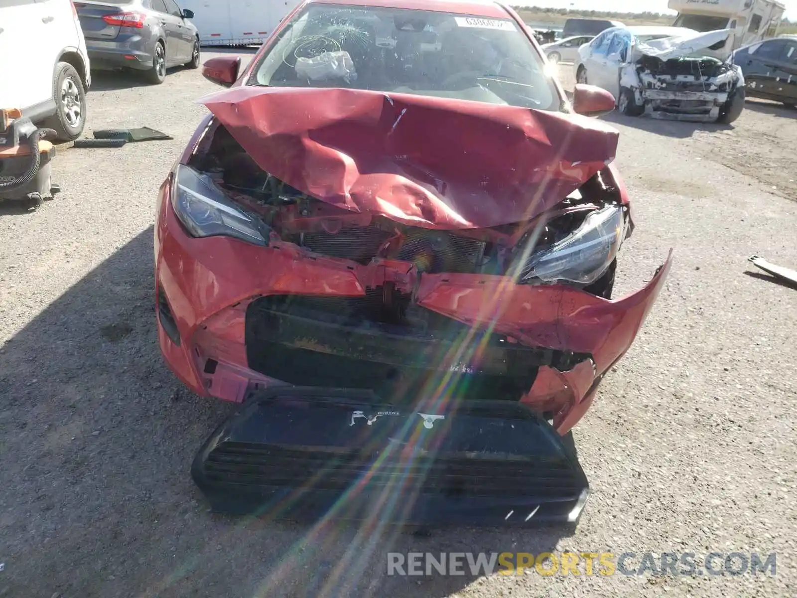 9 Photograph of a damaged car 5YFBURHE9KP916041 TOYOTA COROLLA 2019