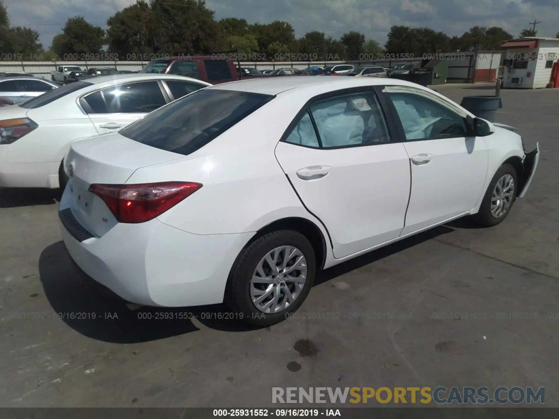 4 Photograph of a damaged car 5YFBURHE9KP916427 TOYOTA COROLLA 2019