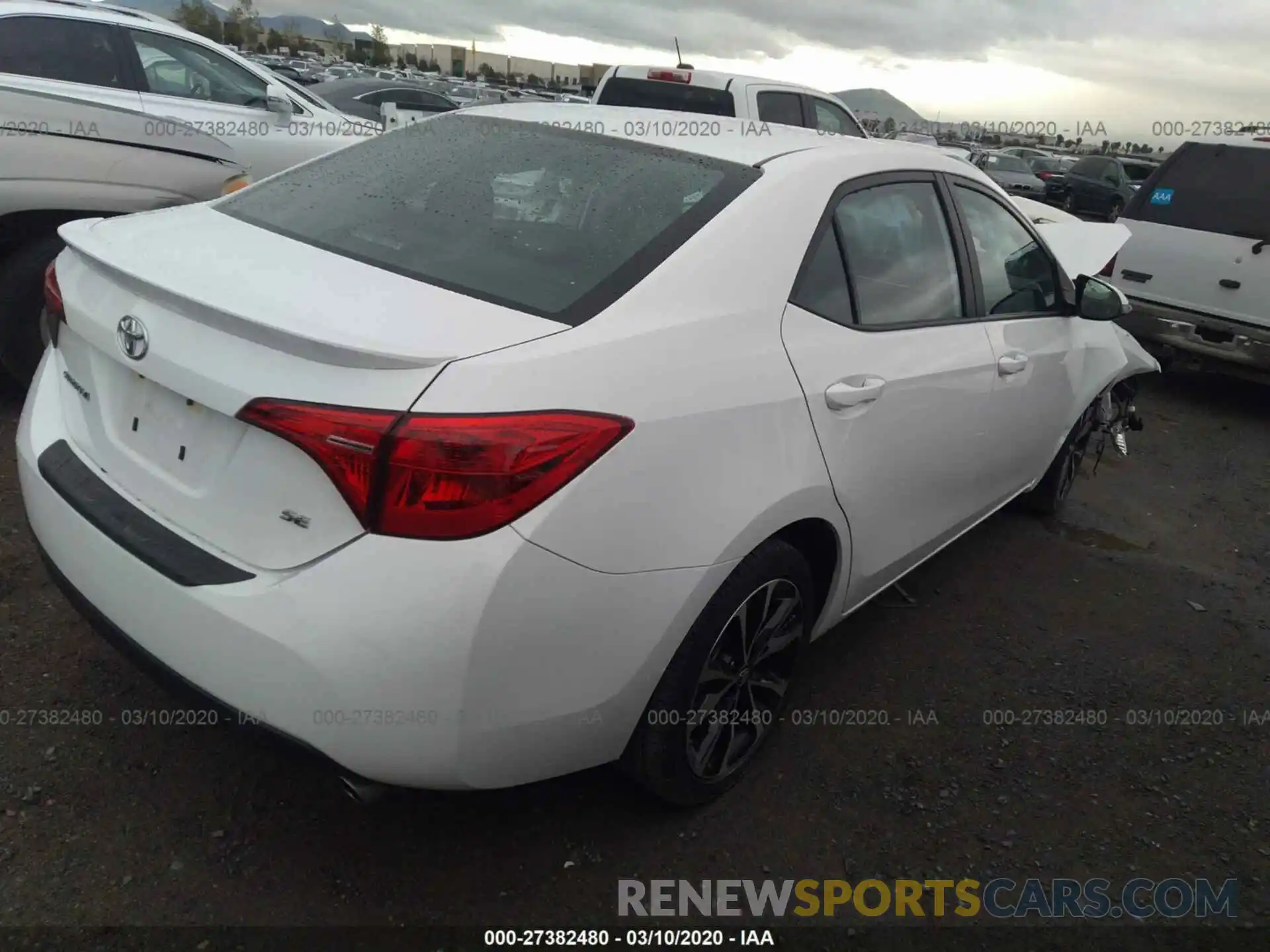 4 Photograph of a damaged car 5YFBURHE9KP916587 TOYOTA COROLLA 2019