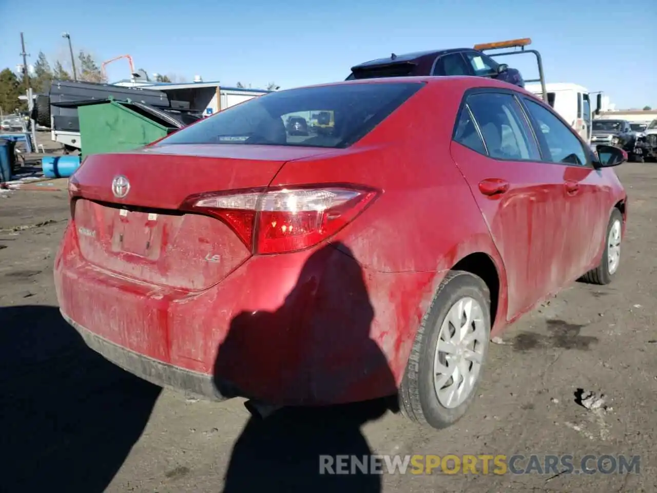 4 Photograph of a damaged car 5YFBURHE9KP917044 TOYOTA COROLLA 2019