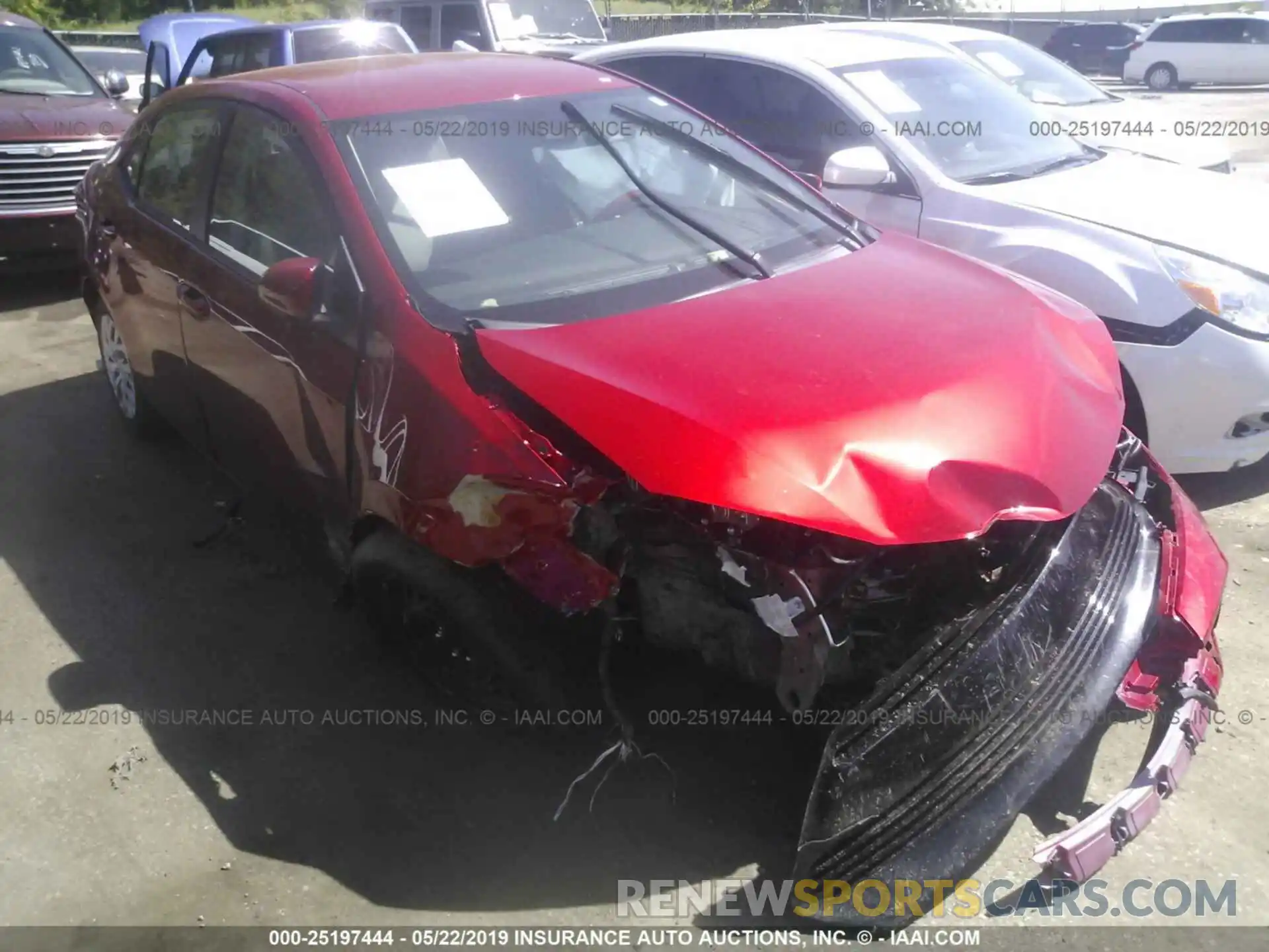 1 Photograph of a damaged car 5YFBURHE9KP917156 TOYOTA COROLLA 2019