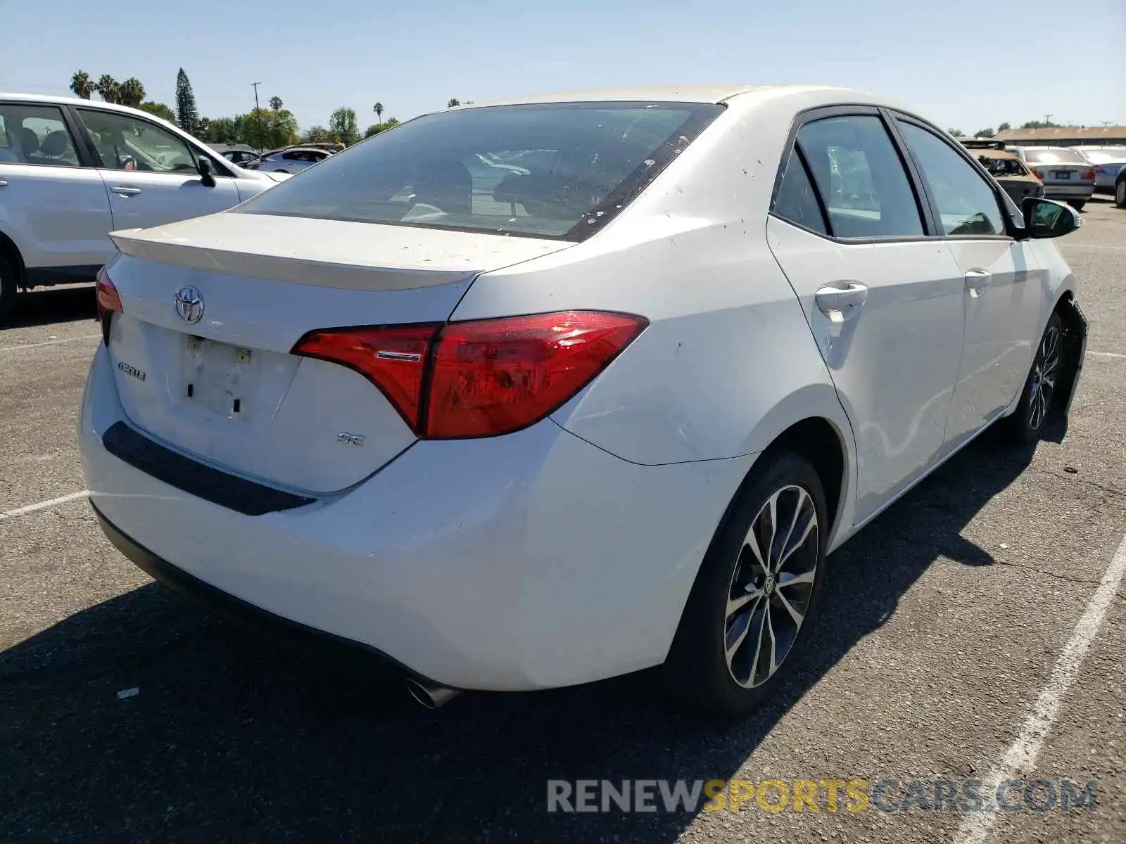 4 Photograph of a damaged car 5YFBURHE9KP917318 TOYOTA COROLLA 2019