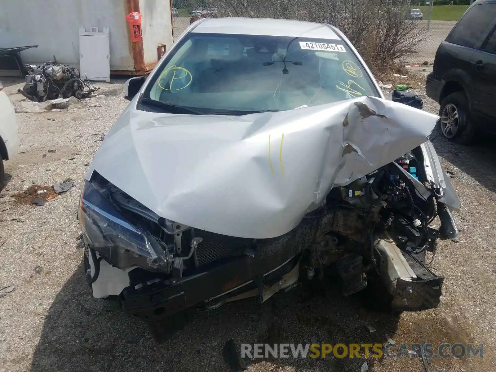 9 Фотография поврежденного автомобиля 5YFBURHE9KP917481 TOYOTA COROLLA 2019