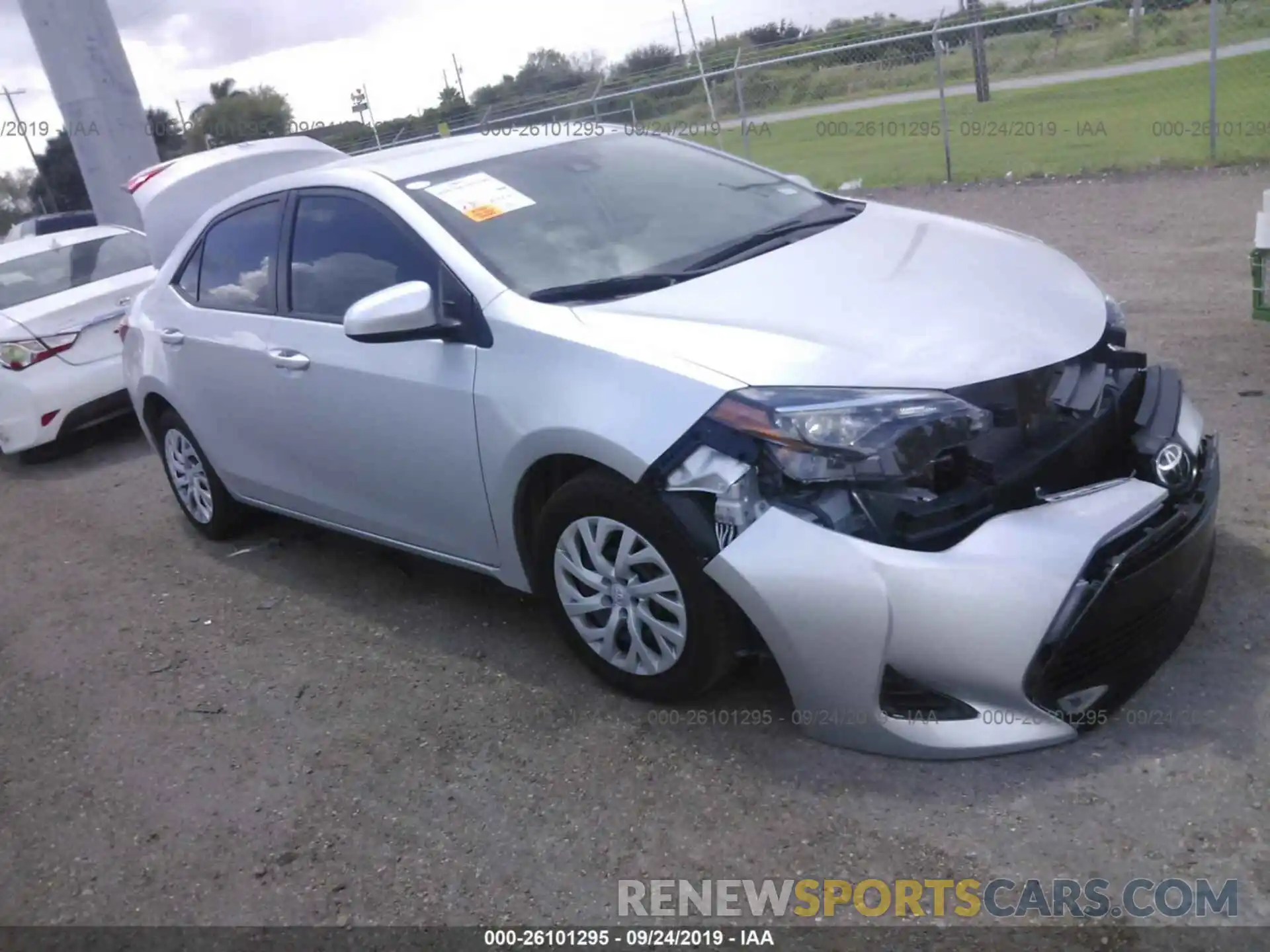 1 Photograph of a damaged car 5YFBURHE9KP917948 TOYOTA COROLLA 2019