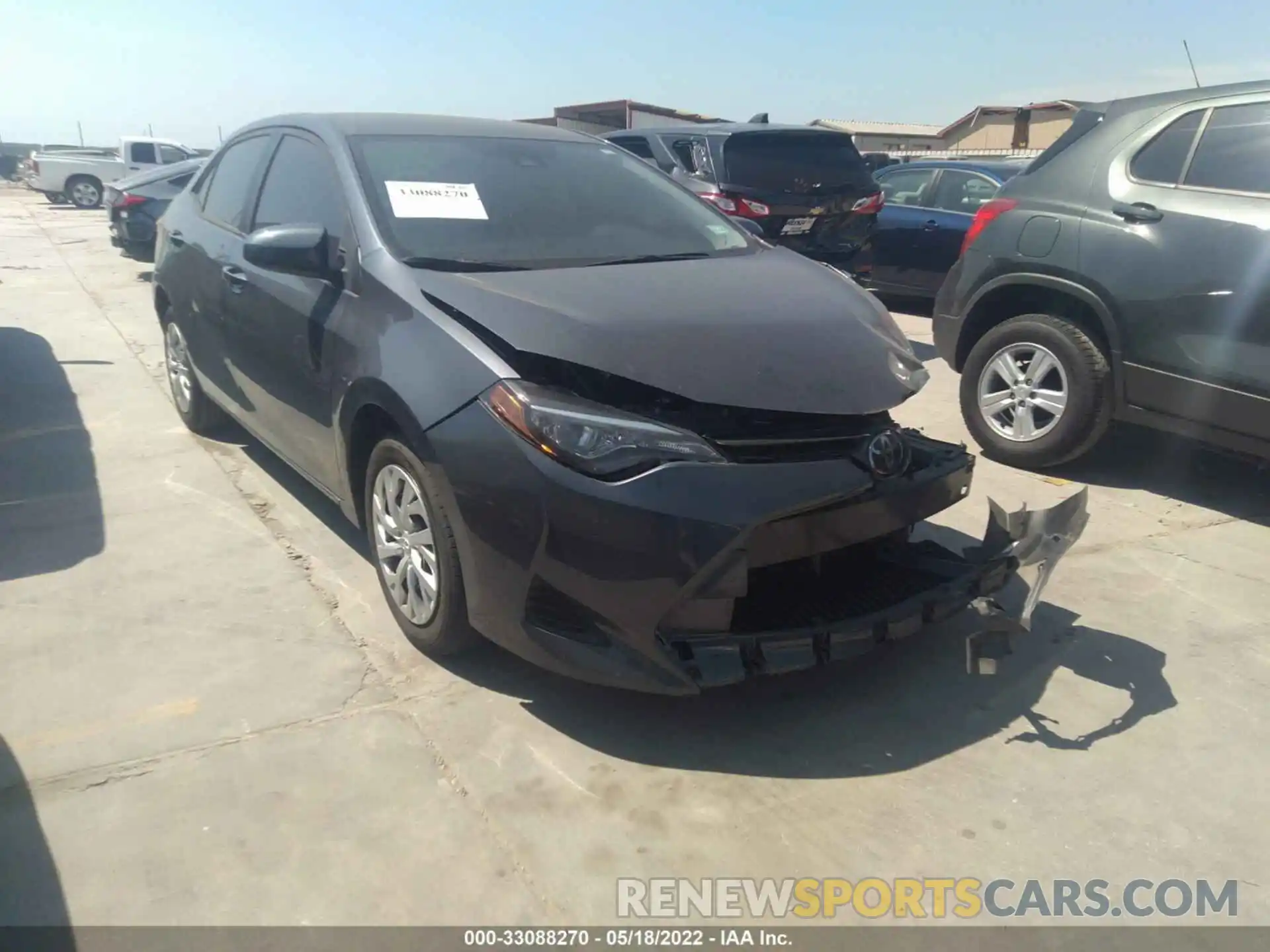 1 Photograph of a damaged car 5YFBURHE9KP918100 TOYOTA COROLLA 2019