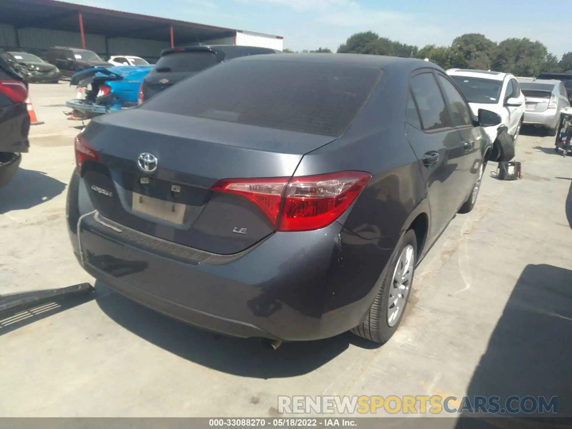 4 Photograph of a damaged car 5YFBURHE9KP918100 TOYOTA COROLLA 2019