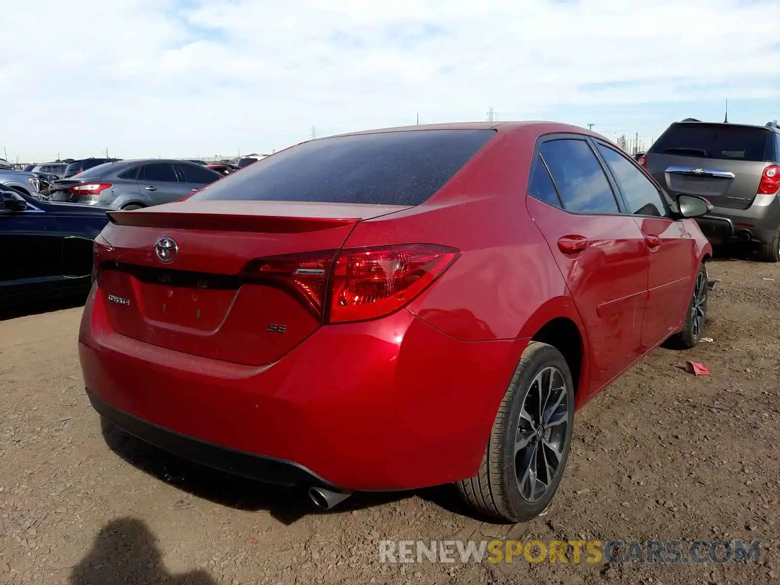 4 Photograph of a damaged car 5YFBURHE9KP918372 TOYOTA COROLLA 2019