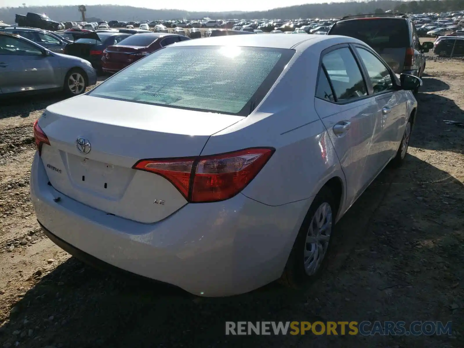 4 Photograph of a damaged car 5YFBURHE9KP918405 TOYOTA COROLLA 2019