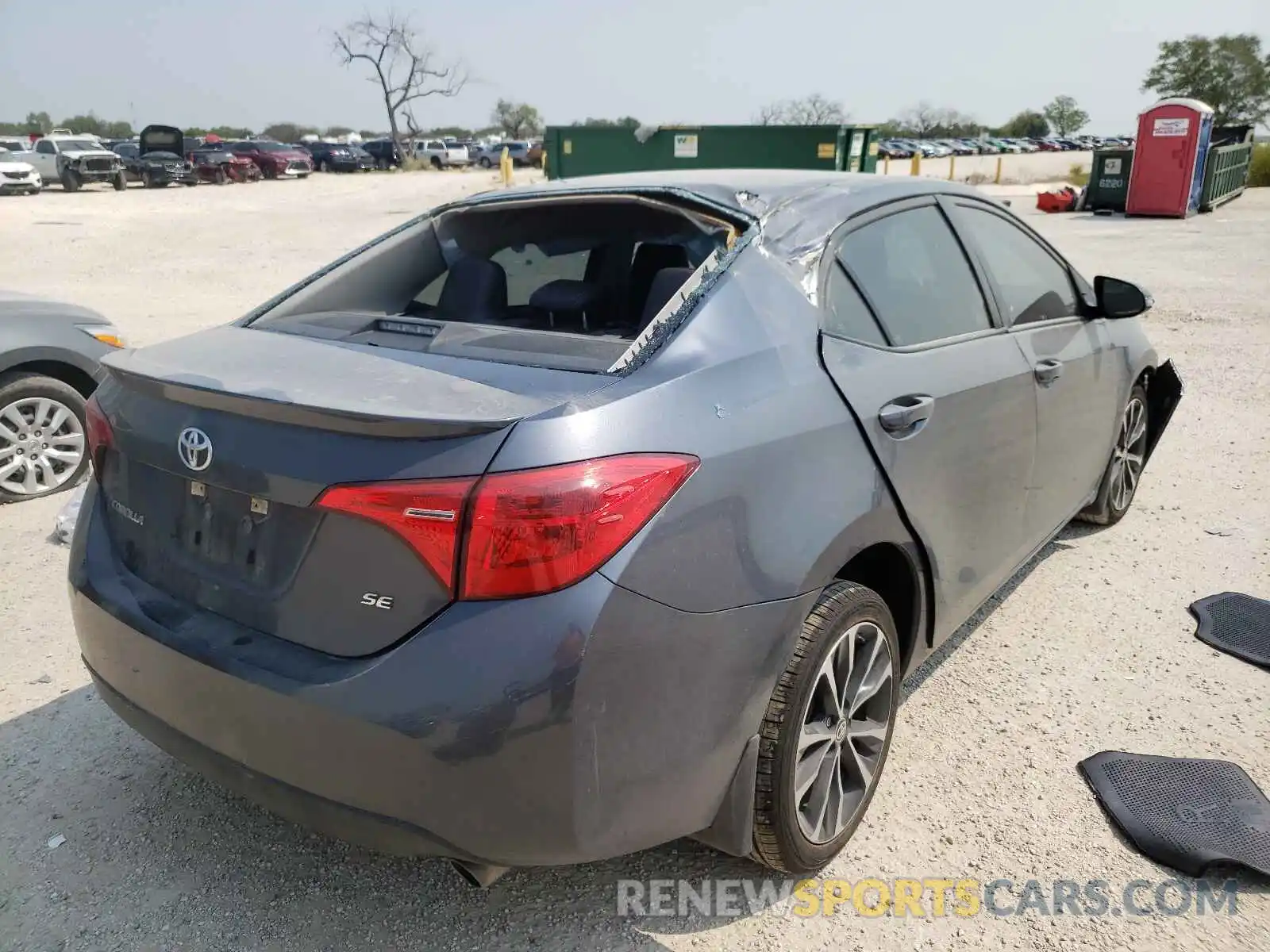 4 Photograph of a damaged car 5YFBURHE9KP918436 TOYOTA COROLLA 2019