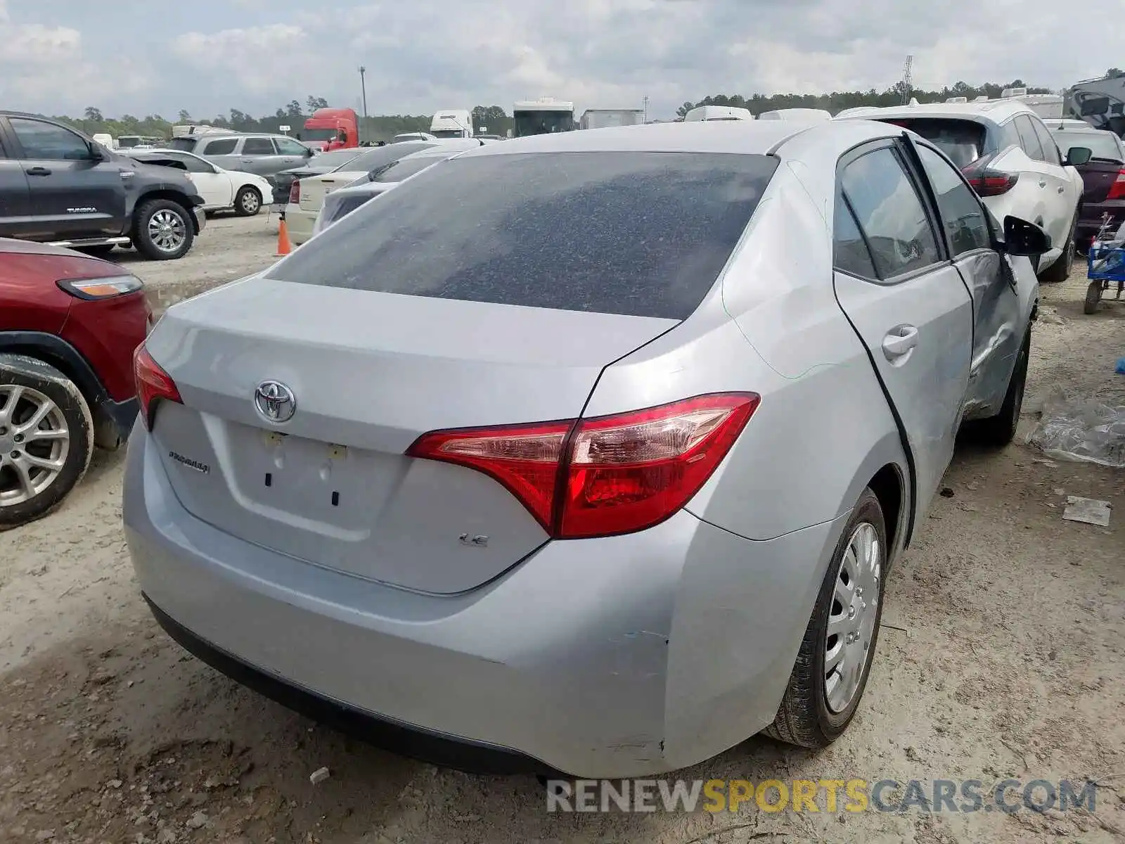 4 Photograph of a damaged car 5YFBURHE9KP918582 TOYOTA COROLLA 2019