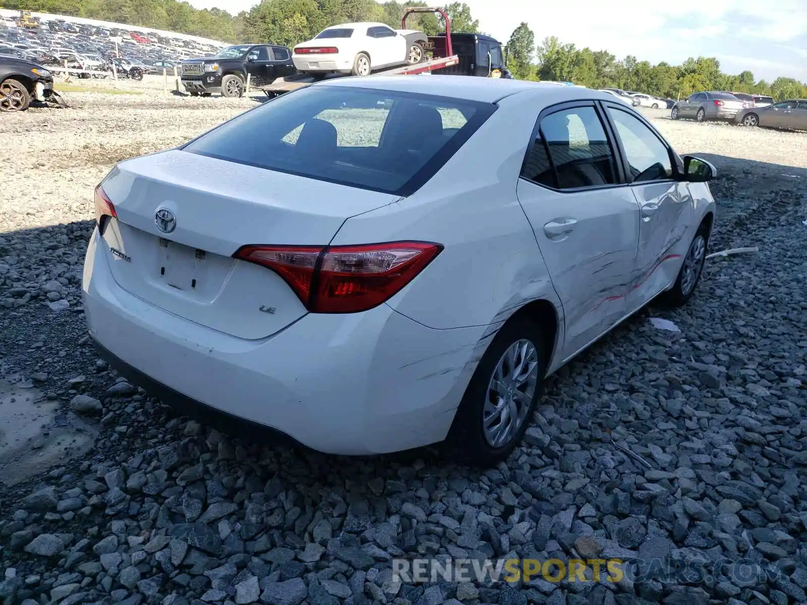 4 Photograph of a damaged car 5YFBURHE9KP918856 TOYOTA COROLLA 2019