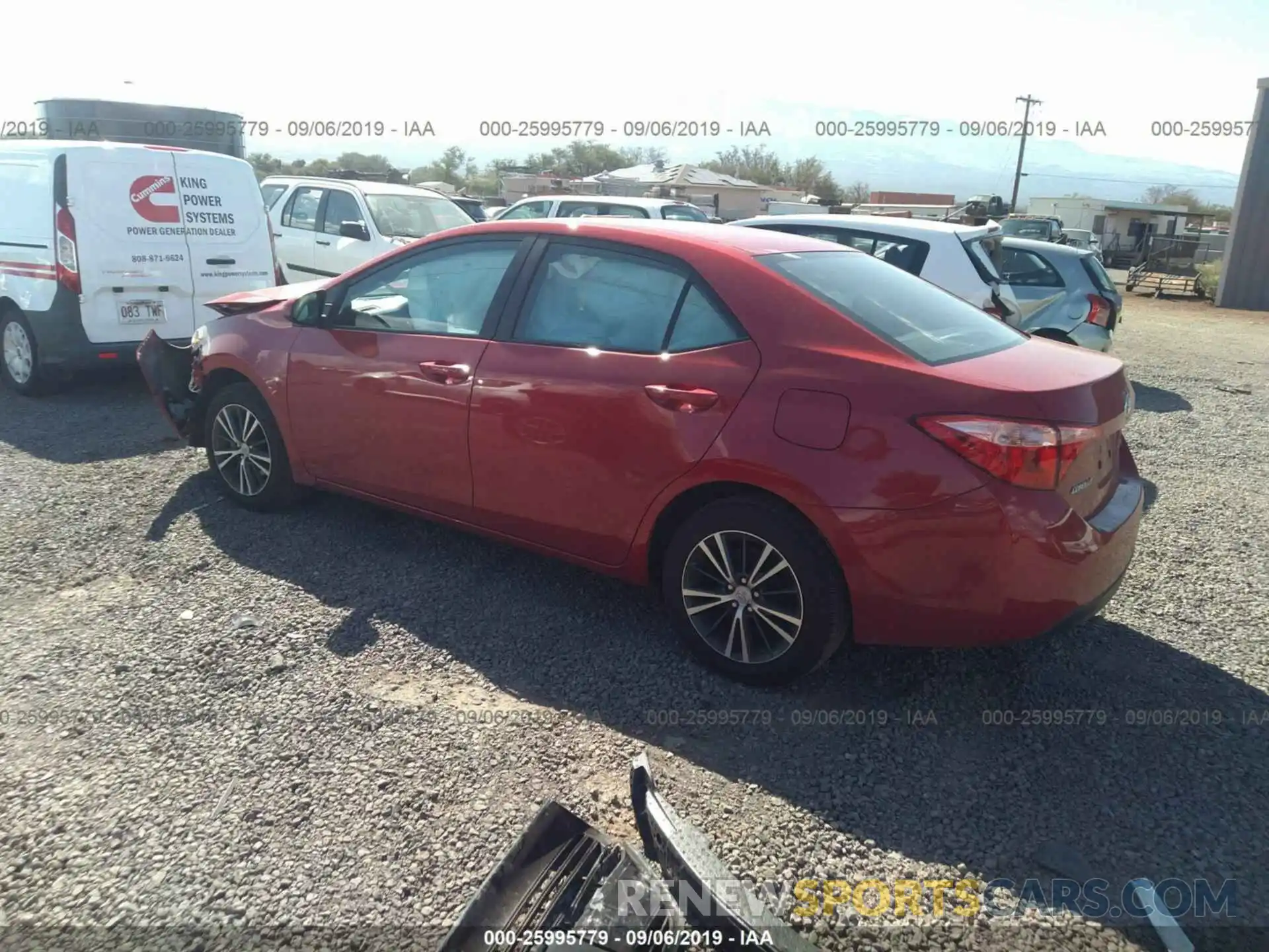 3 Photograph of a damaged car 5YFBURHE9KP919053 TOYOTA COROLLA 2019