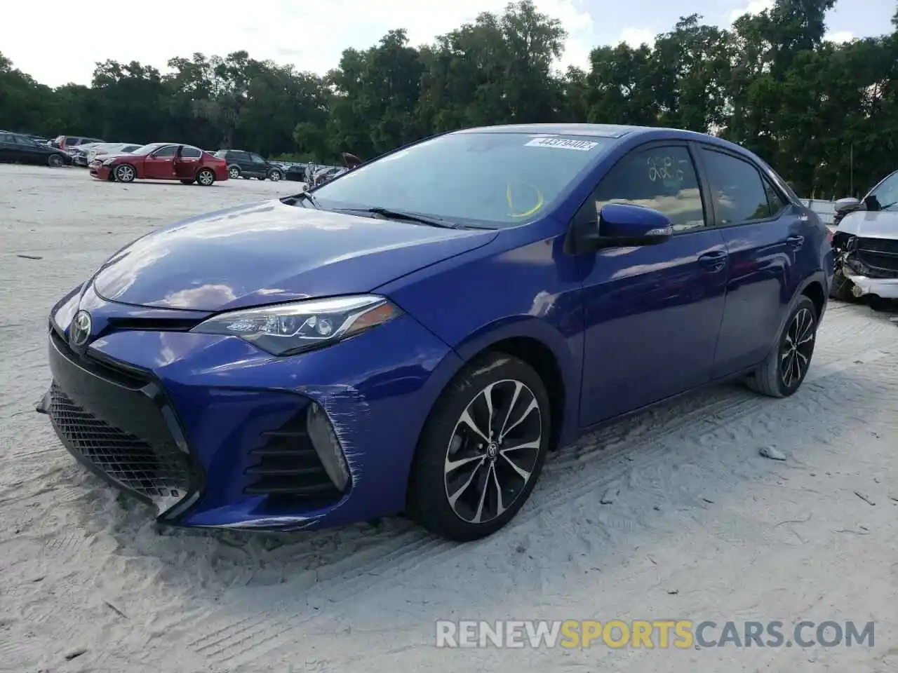 2 Photograph of a damaged car 5YFBURHE9KP919070 TOYOTA COROLLA 2019