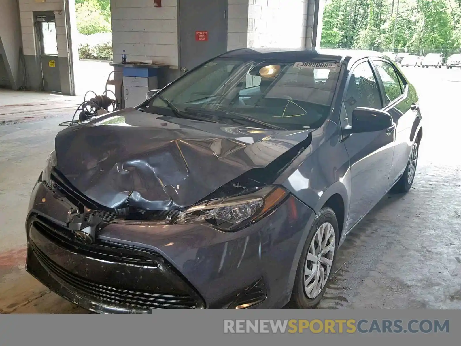 2 Photograph of a damaged car 5YFBURHE9KP919201 TOYOTA COROLLA 2019