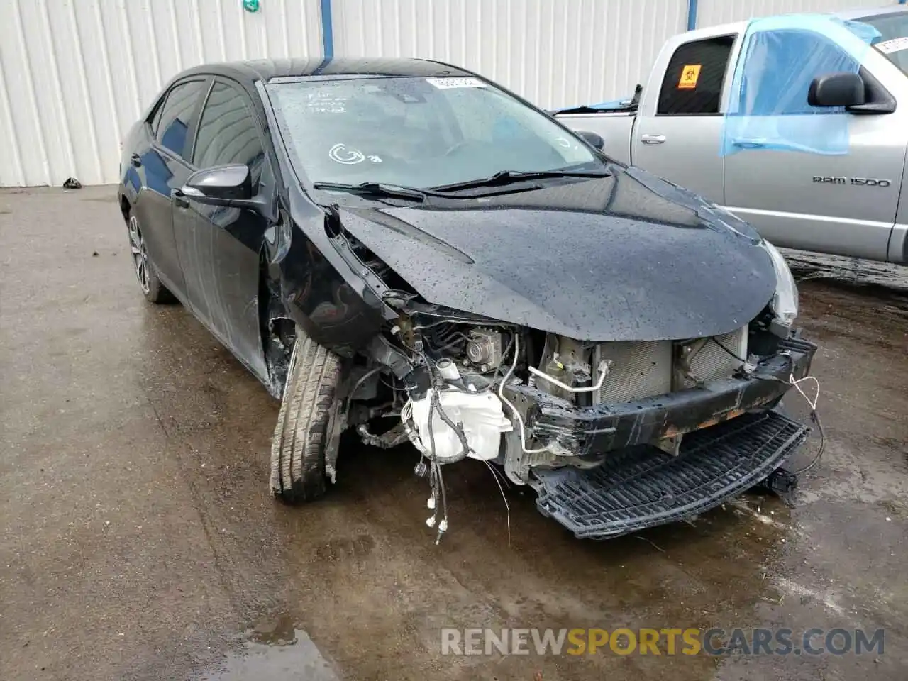 1 Photograph of a damaged car 5YFBURHE9KP919490 TOYOTA COROLLA 2019