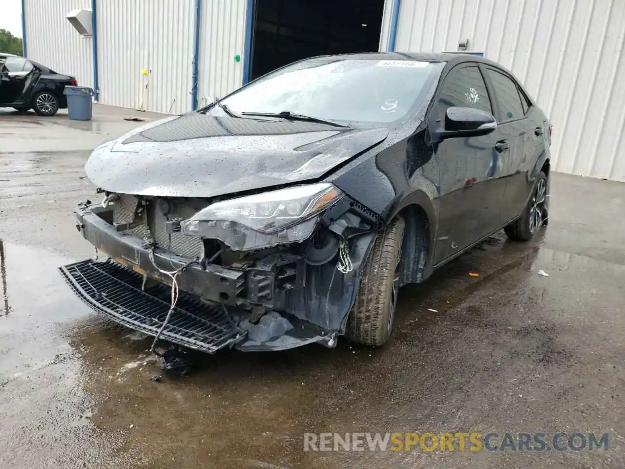 2 Photograph of a damaged car 5YFBURHE9KP919490 TOYOTA COROLLA 2019