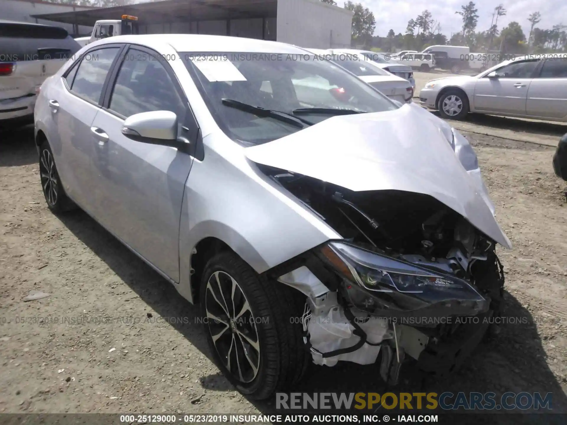 1 Photograph of a damaged car 5YFBURHE9KP919537 TOYOTA COROLLA 2019