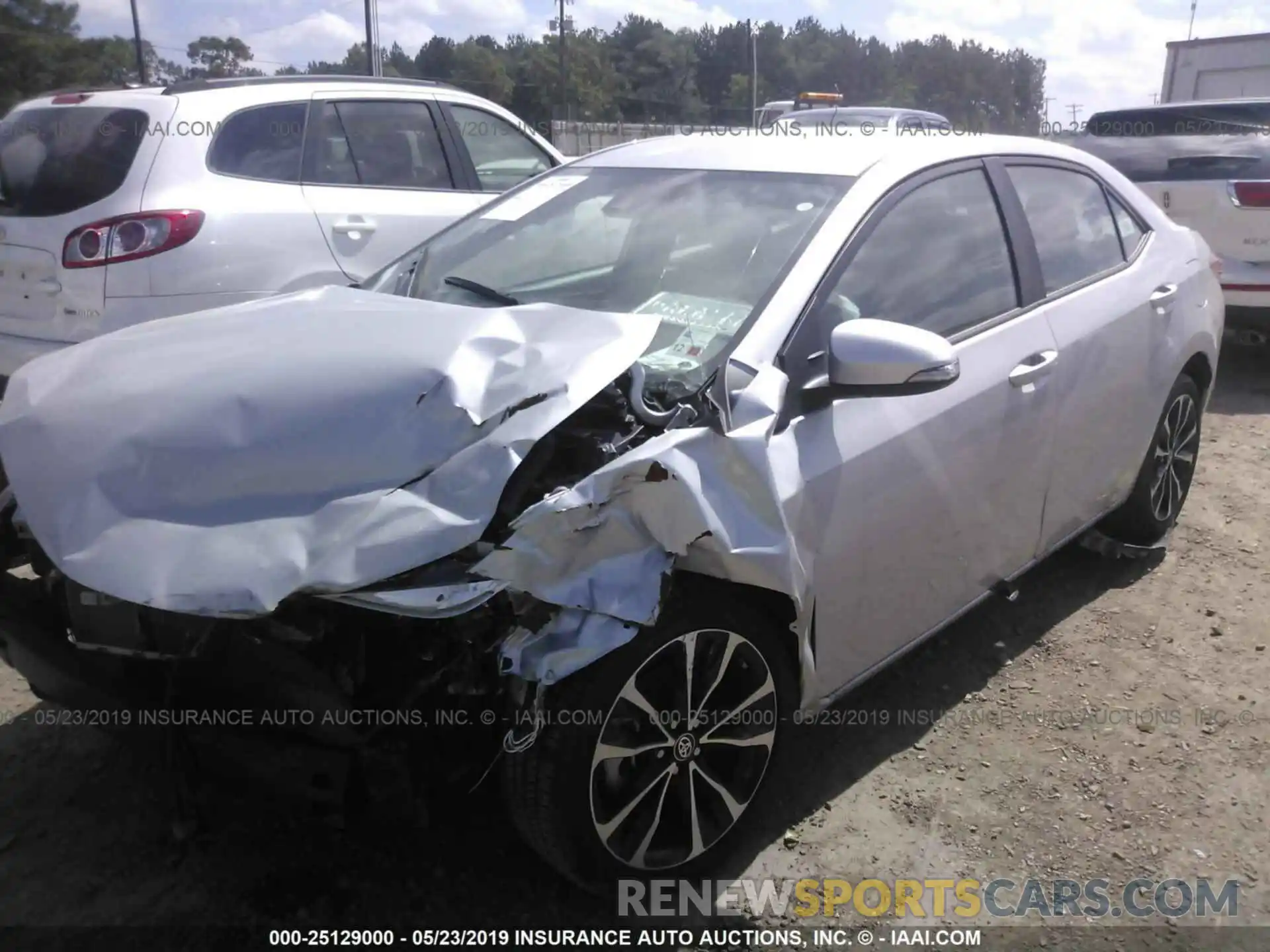 2 Photograph of a damaged car 5YFBURHE9KP919537 TOYOTA COROLLA 2019