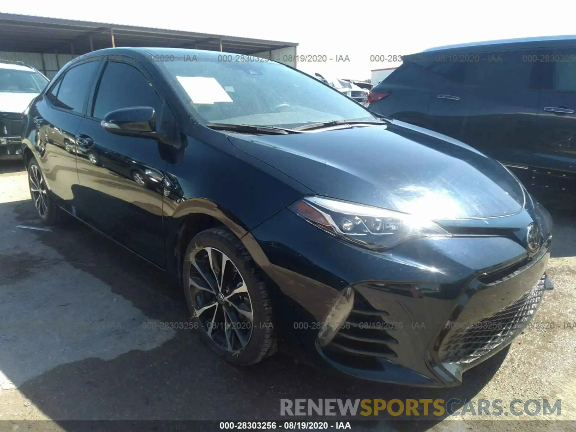 1 Photograph of a damaged car 5YFBURHE9KP920025 TOYOTA COROLLA 2019