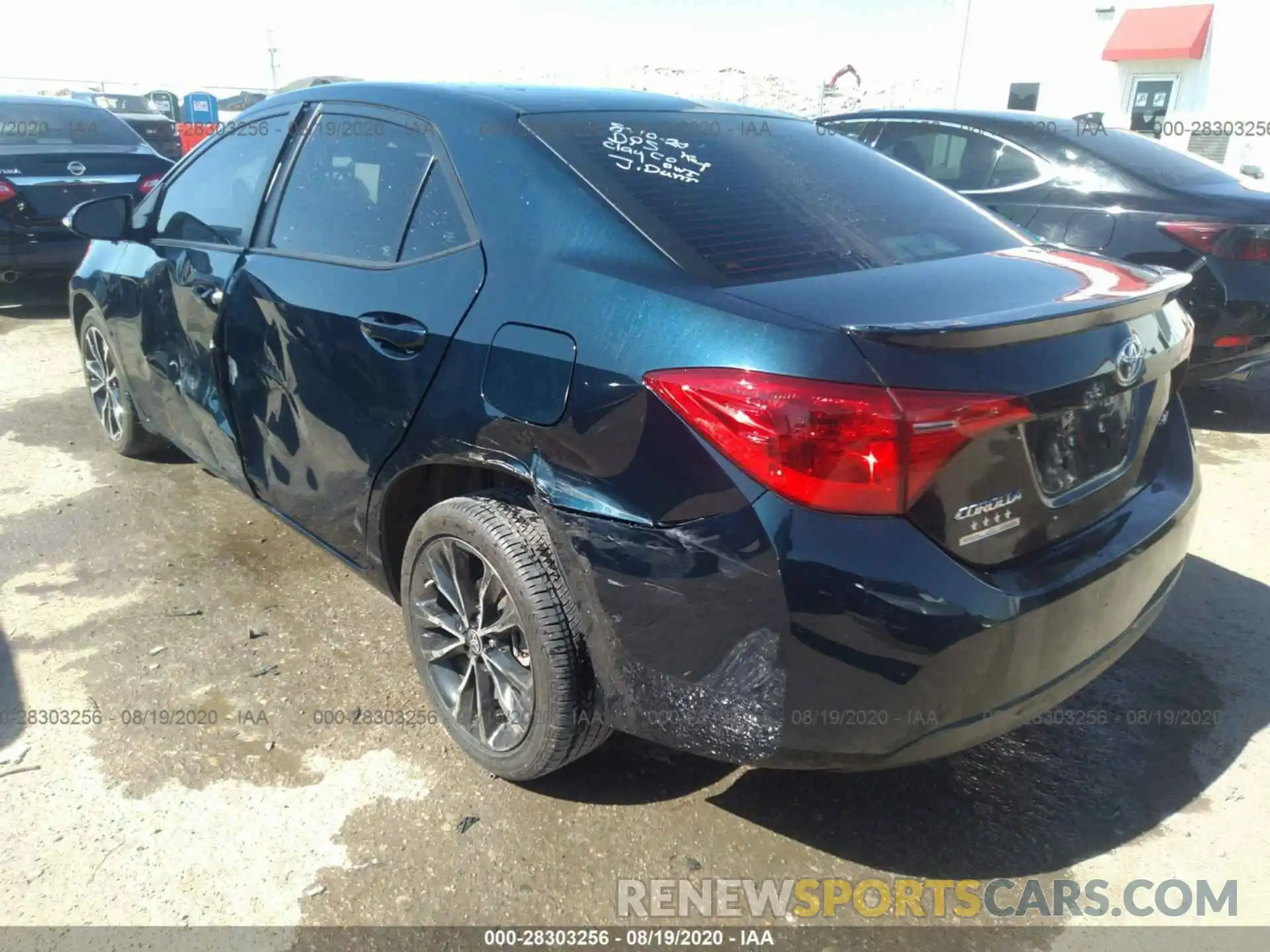 3 Photograph of a damaged car 5YFBURHE9KP920025 TOYOTA COROLLA 2019